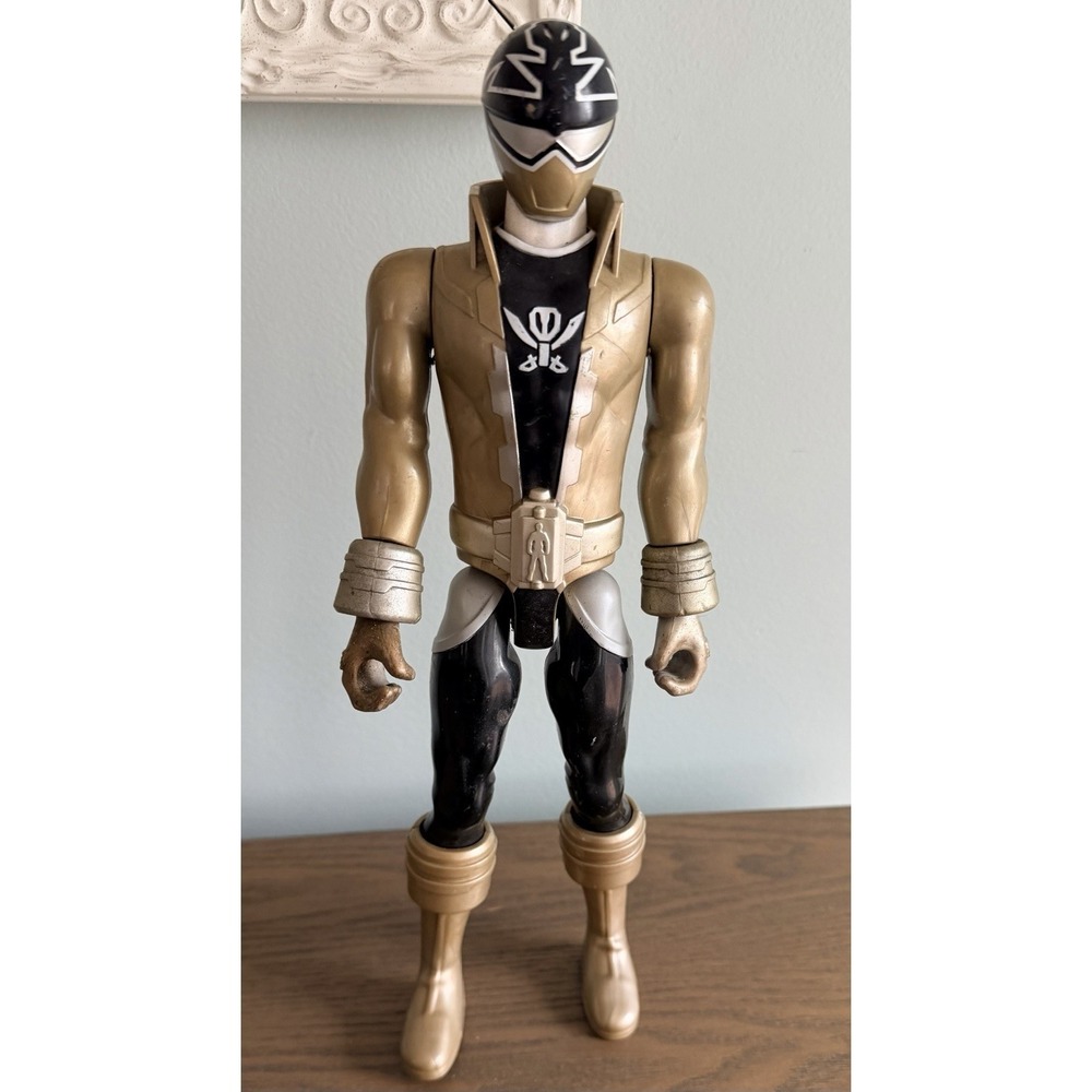 Power Rangers Gold Ranger 12" Figure Gosei Megaforce Bandai Toy Collectible